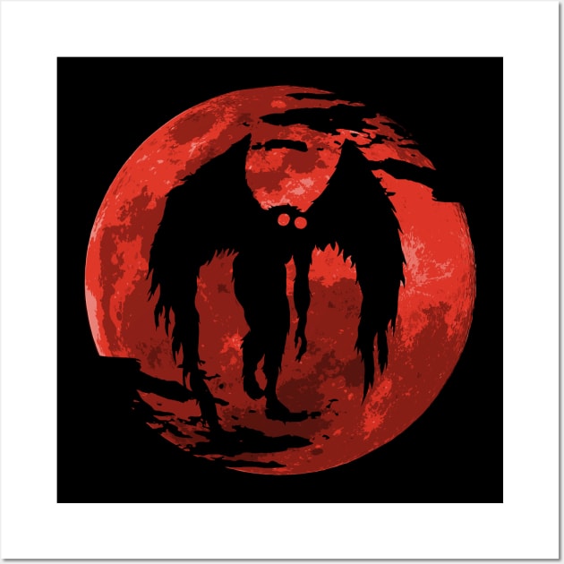 Night Mothman Wall Art by nickbeta